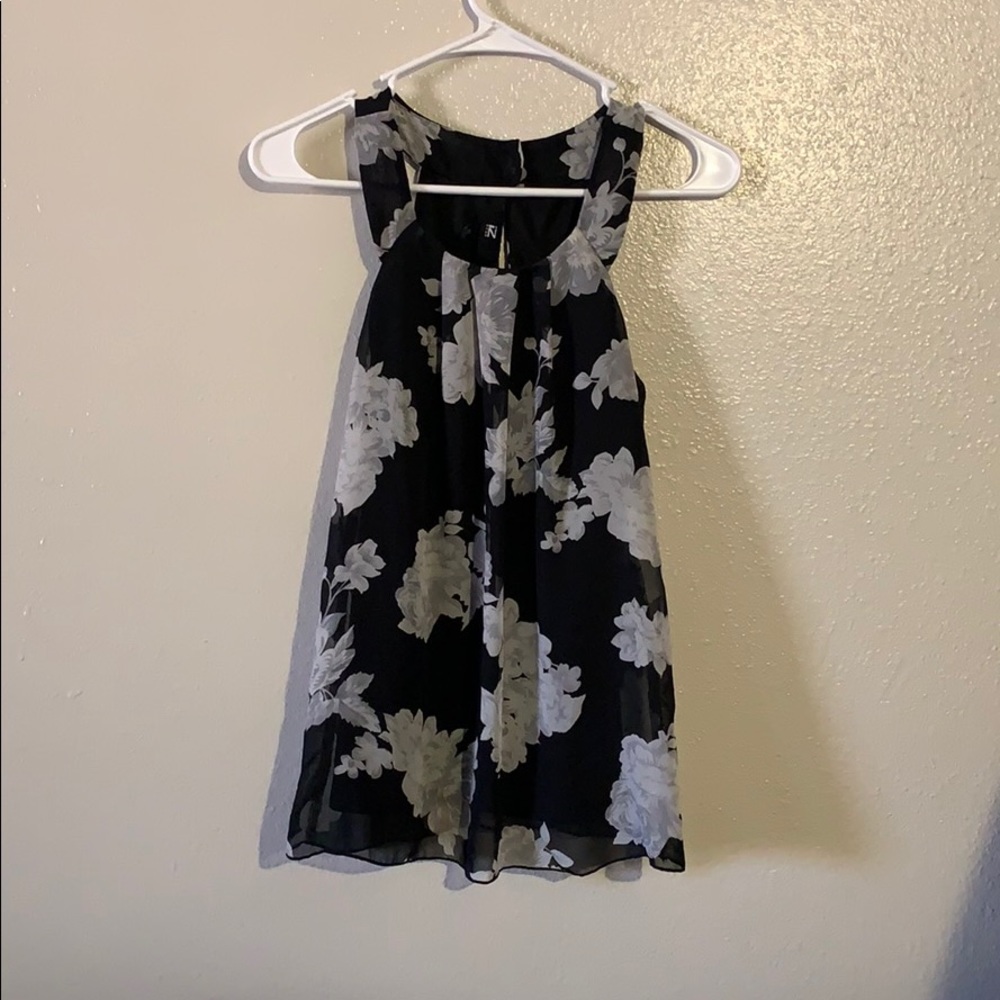 Floral tank top.